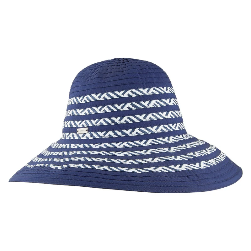 Betmar Sonnenhut Corsica - Marineblau-Weiß