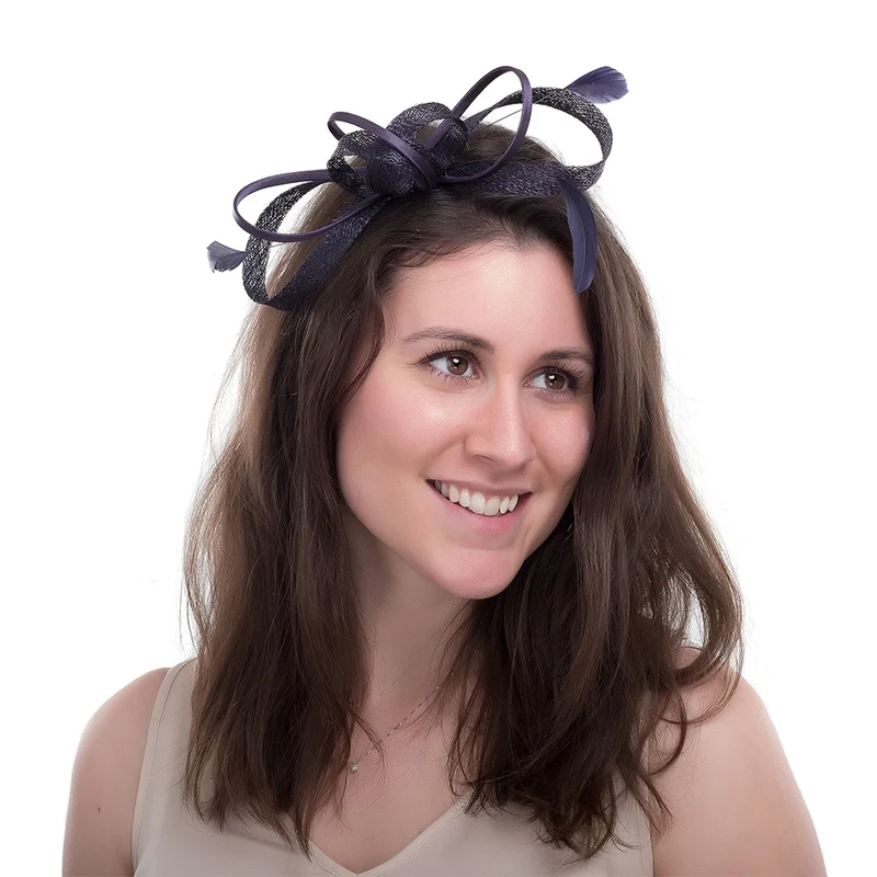 Jane Anne Designs Julie Fascinator - Marineblau