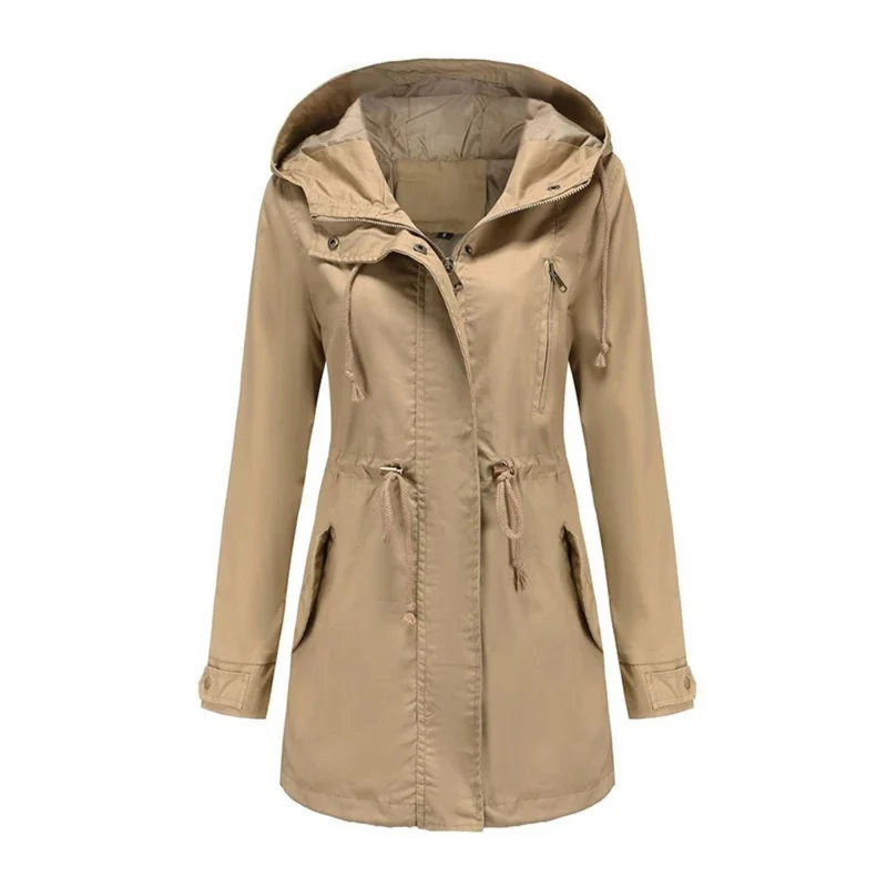 Leichte & Stylische Damen Herbstjacke mit langer Passform – Amira