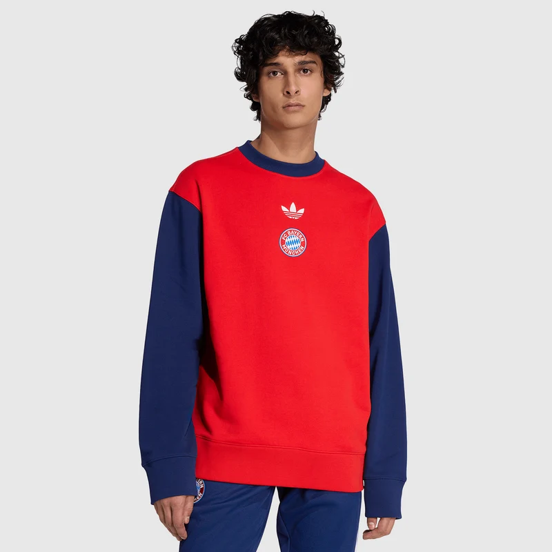 adidas Originals Bayern München 25/26 Lifestyler Crew Sweatshirt