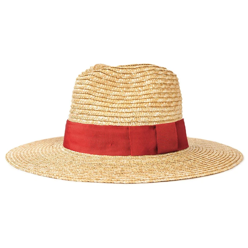 Brixton Joanna Sonnenhut aus Stroh - Natur-Verbranntes Orange