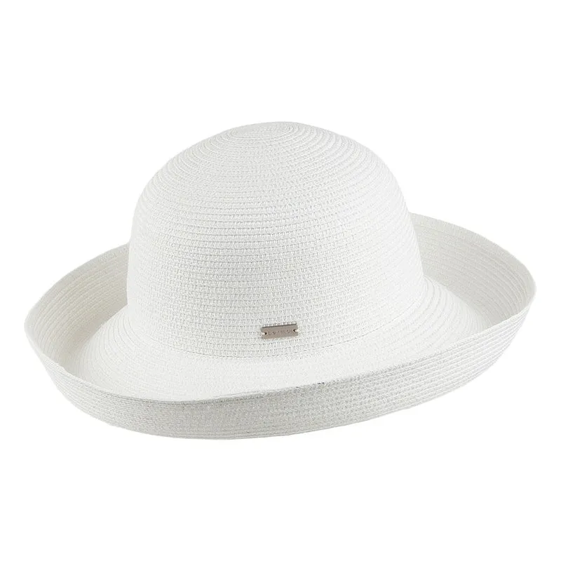 Betmar Classic Roll Up Sonnenhut - Weiß