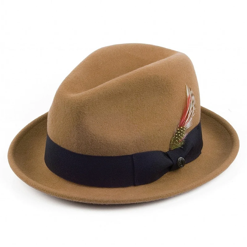 Jaxon & James Crushable Blues Trilby Wollfilz Pekan Großhandel