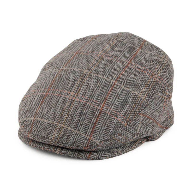 Jaxon & James Kinder Tweed Schiebermütze - Braun-Grau