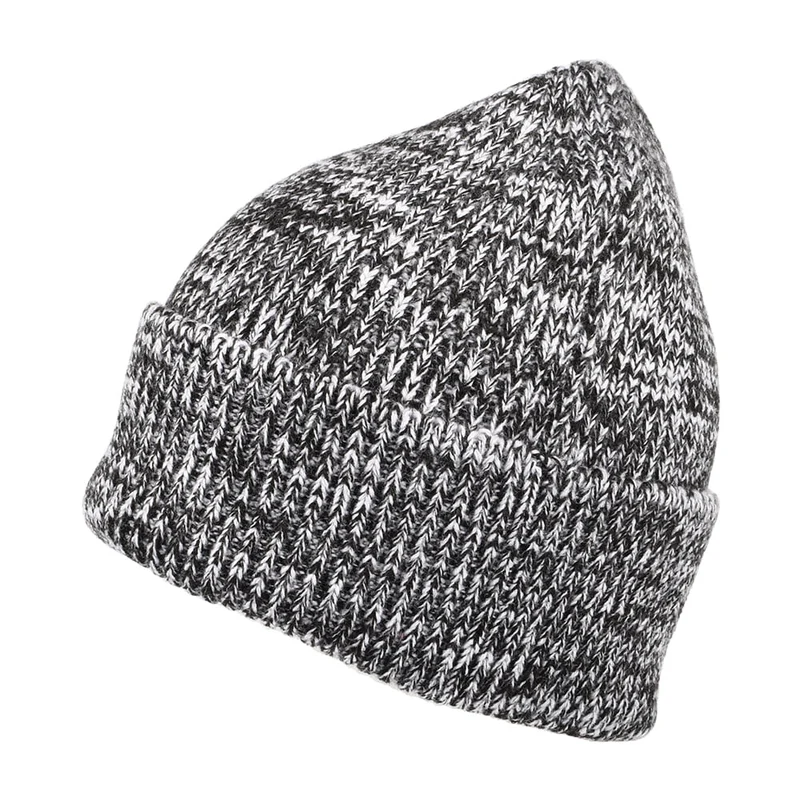 New Balance Watchman Beanie Mütze Meliert - Schwarz Meliert