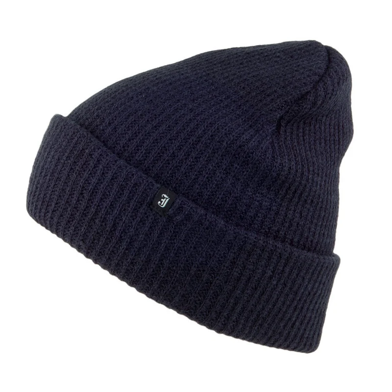 Jaxon & James Classic Cuff Beanie Mütze - Marineblau