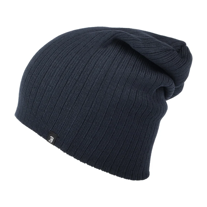 Jaxon & James Oversized Beanie Mütze Rkbknit - Marineblau