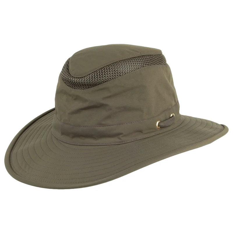 Tilley LTM6 Airflo Knautschbarer Sonnenhut - Olivgrün