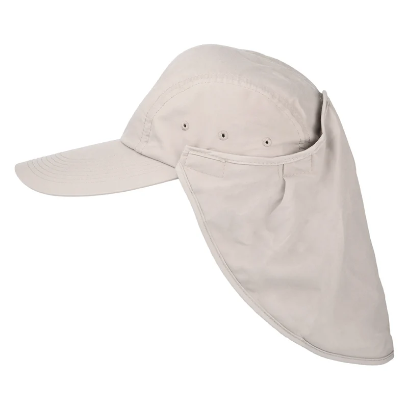 Dorfman Pacific Cap mit Nackenschutz - Khaki