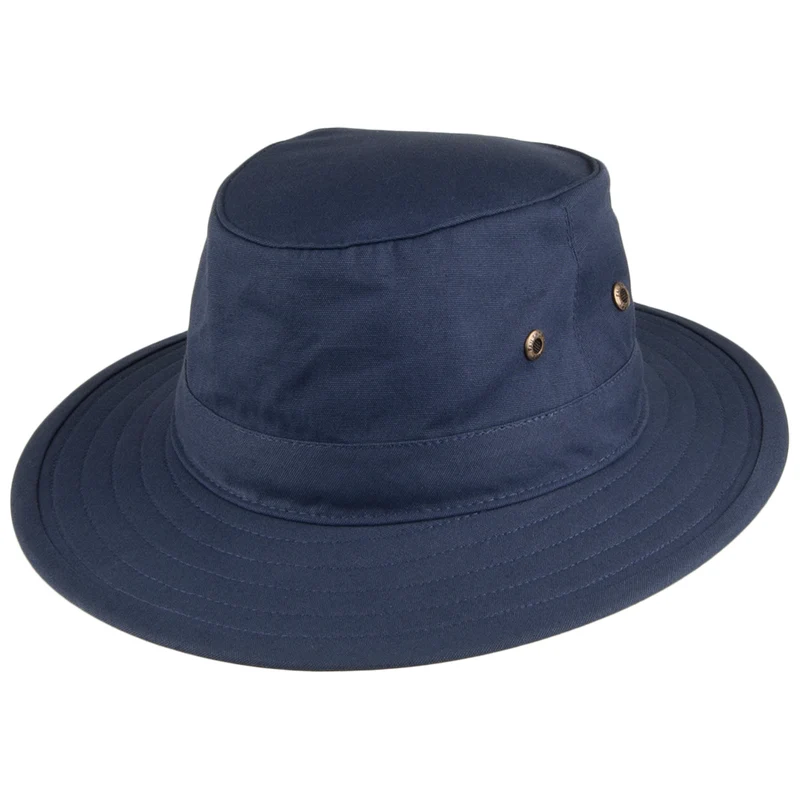 Failsworth Traveller Knautschbarer Sonnenhut - Marineblau