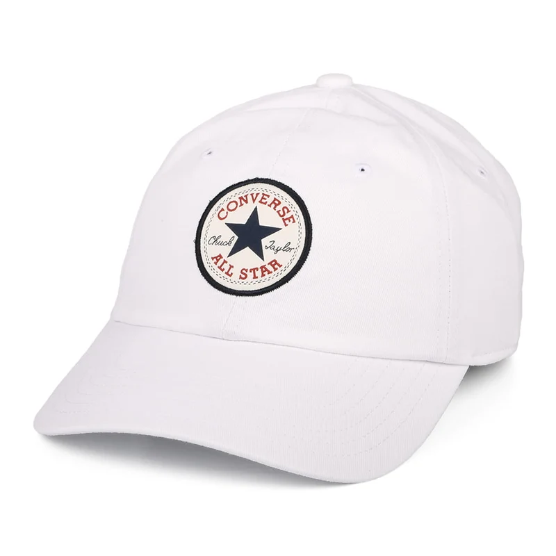 Converse Tip Off Baseball Cap aus Baumwolle - Weiß