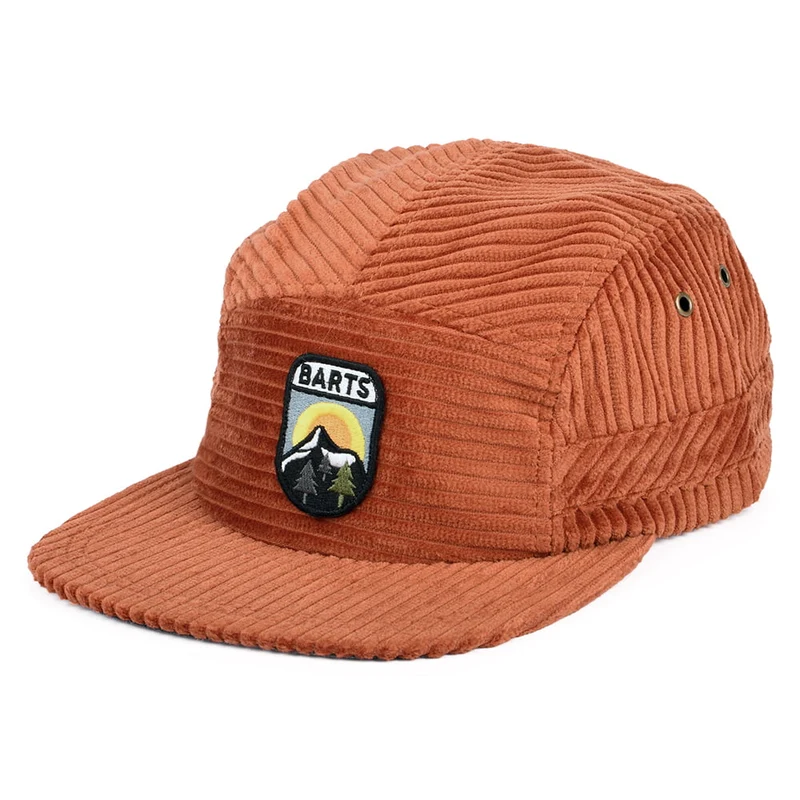 Barts Nevad Kord 5 Paneelen Cap - Rostrot