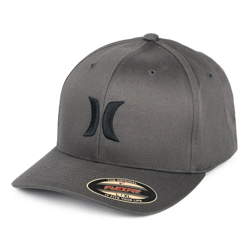 Hurley One & Only Flexfit Baseball Cap - Dunkelgrau
