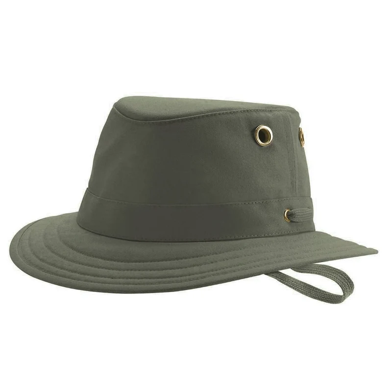 Tilley The Authentic T5 Knautschbarer Sonnenhut - Olivgrün