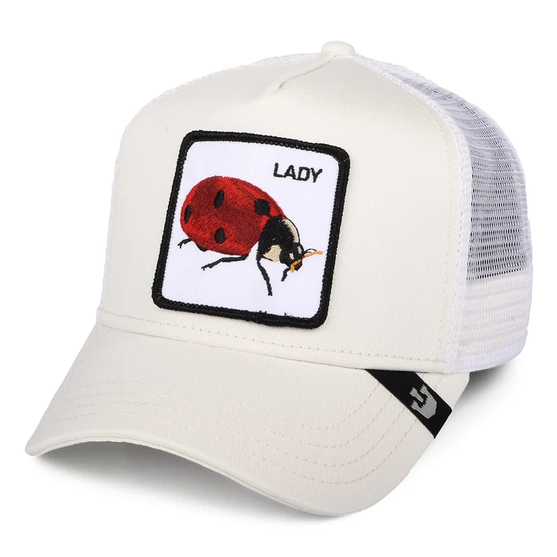Goorin Spot Ladybug Trucker Cap - Elfenbein