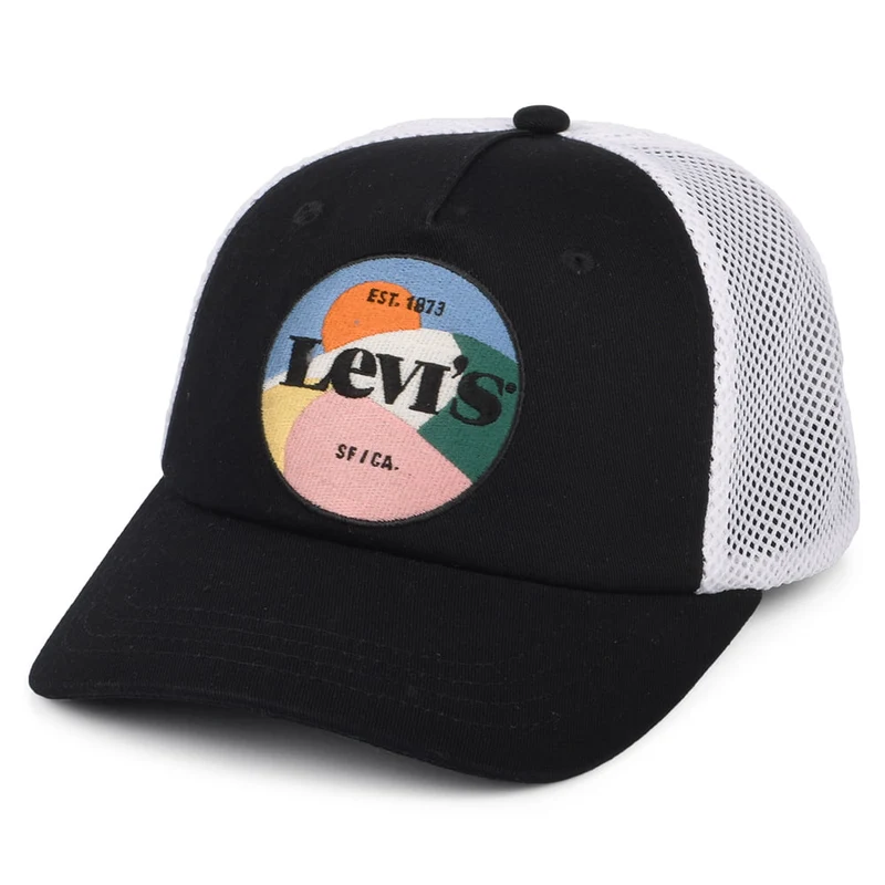 Levi's Seasonal Graph Trucker Cap - Schwarz