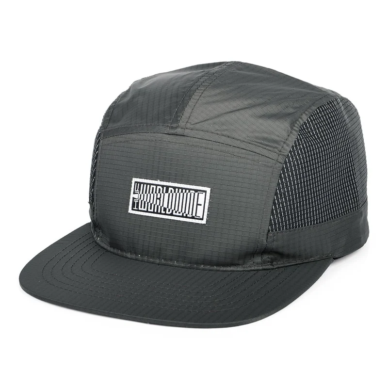 HUF Transit Ripstop 5 Paneelen Cap - Anthrazit
