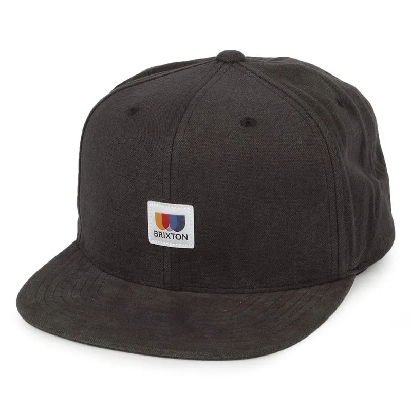 Brixton Alton MP Snapback Cap - Verwaschenes Schwarz