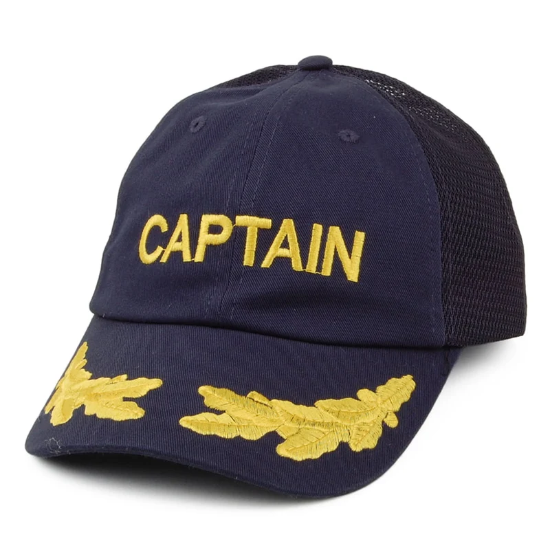 Dorfman Pacific Captain Trucker Cap - Marineblau