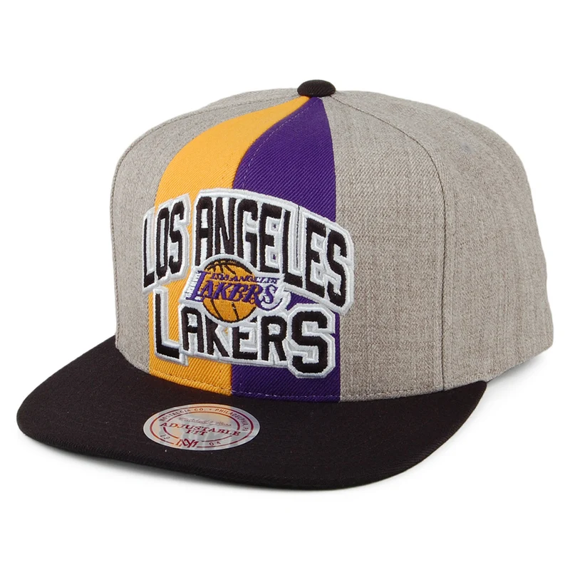 Mitchell & Ness L.A. Lakers Snapback Cap - Equip - Grau