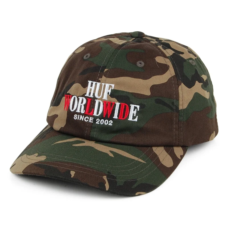 HUF HUF oder Stirb Baseball Cap mit gebogenem Visier - Tarnfarben