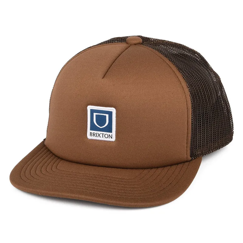 Brixton Beta MP Trucker Cap - Braun