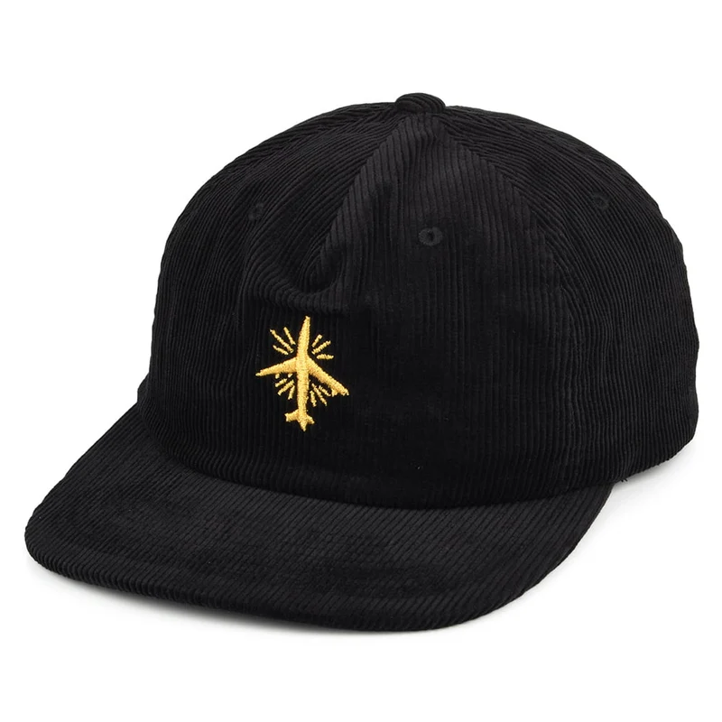 Brixton BB Mode MP Kord Snapback Cap - Schwarz