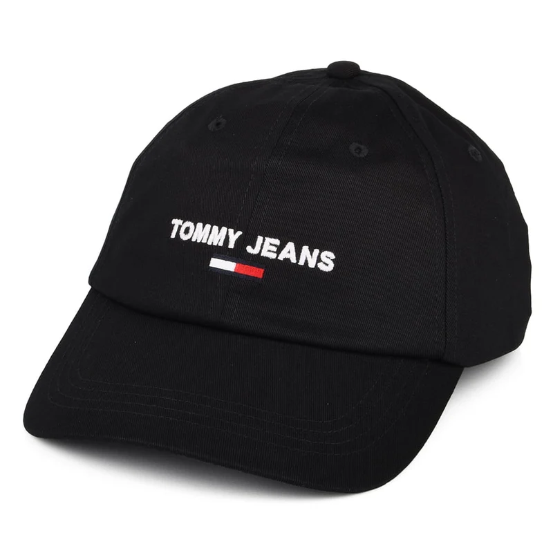 Tommy Hilfiger TJM Sport Baseball Cap aus organischer Baumwolle - Schwarz