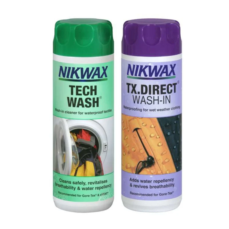 Nikwax - Twinpack Tech Wash & TX.Direct Einwasch-Imprägnierung // 300 ml