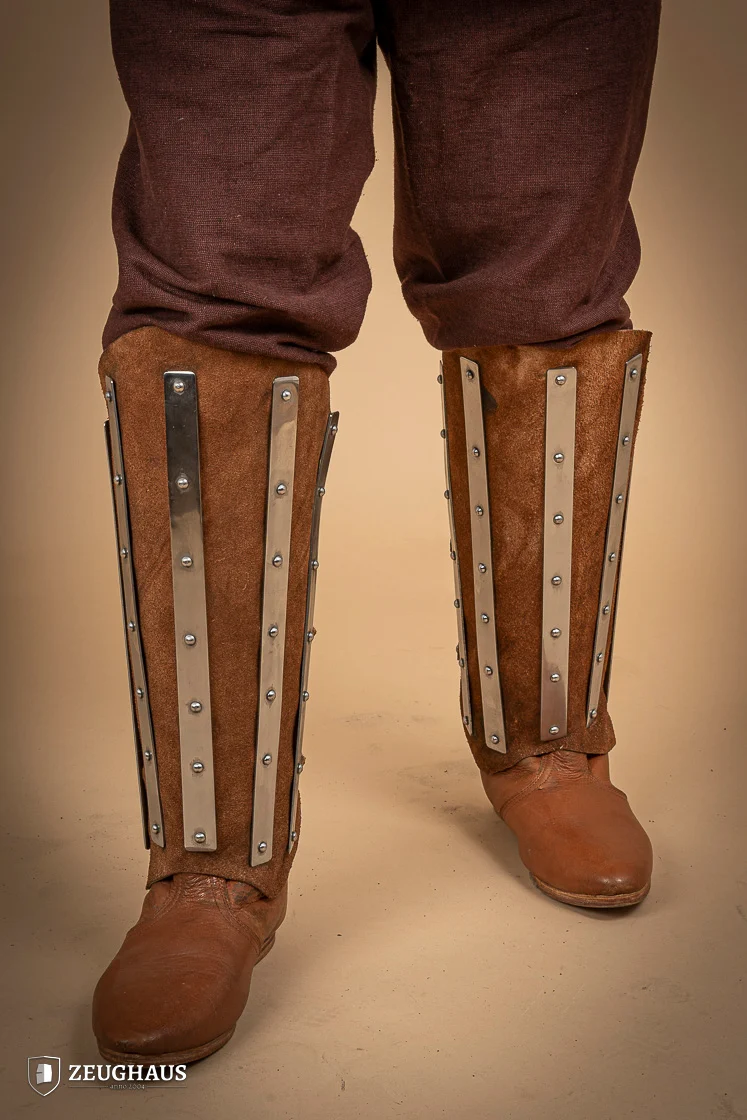 Splinted Beinschienen Wildreder Braun