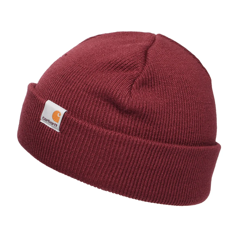 Carhartt WIP Stratus Low Beanie Mütze - Weinrot