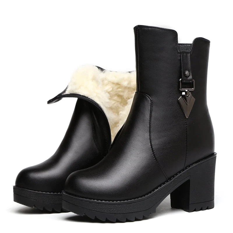 Winterliche MarysasBoots I Stiefelette mit kuscheligem Innenfutter für Frauen