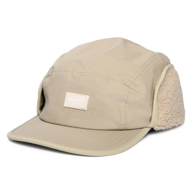 Barts Hydero Wasserabweisender 5 Paneelen Cap mit Ohrenklappen - Beige
