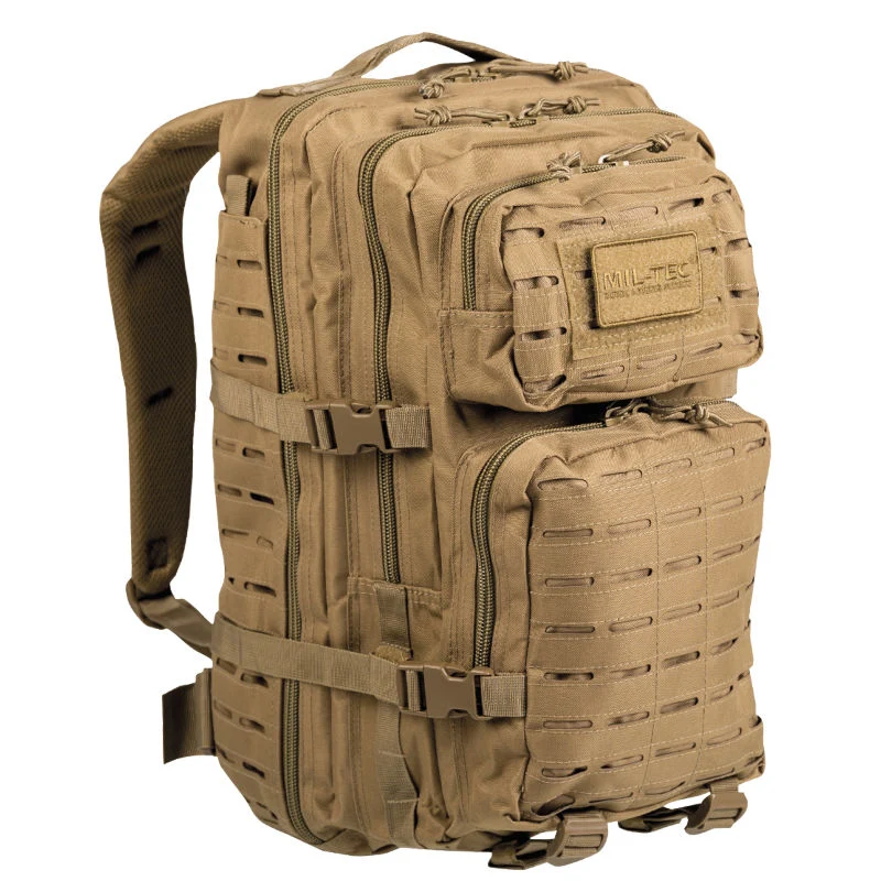 Mil-Tec - Laser Cut Assault Großer Rucksack (36L) // Sand / Wüste
