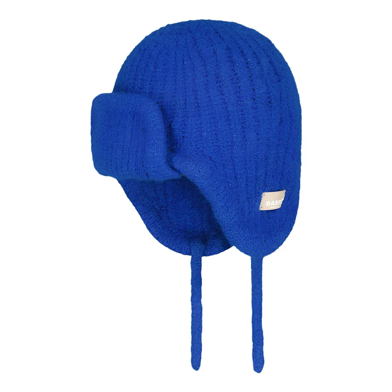 Barts Bylo Gestrickt Fliegermütze - Blau