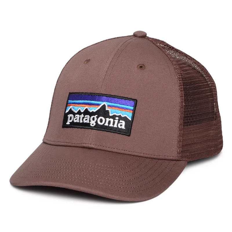 Patagonia P-6 Logo LoPro Trucker Cap aus organischer Baumwolle - Mauve