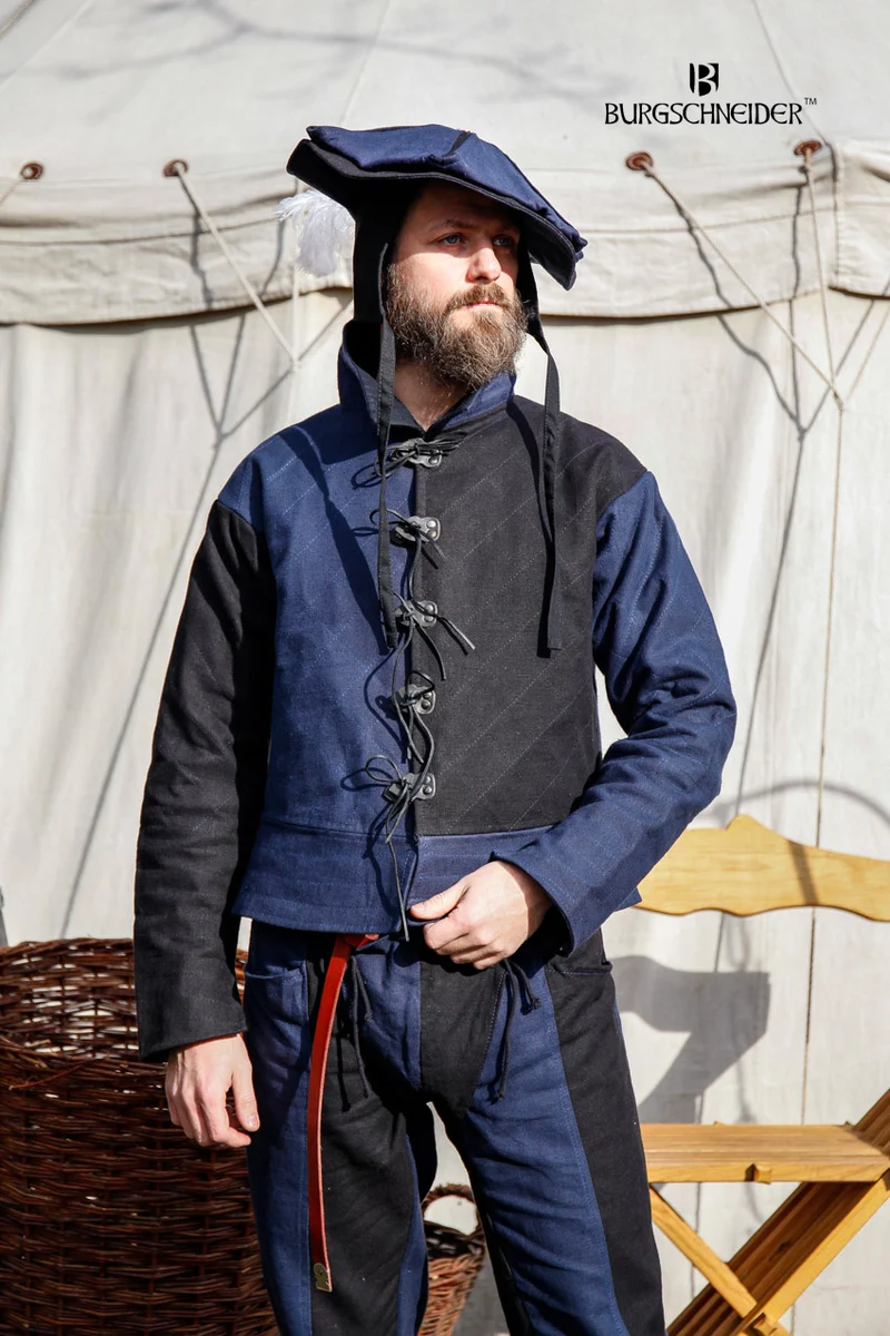 Landsknecht Wams Imperialis Blau/Schwarz