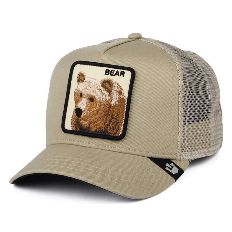 Goorin The Bear Trucker Cap - Khaki