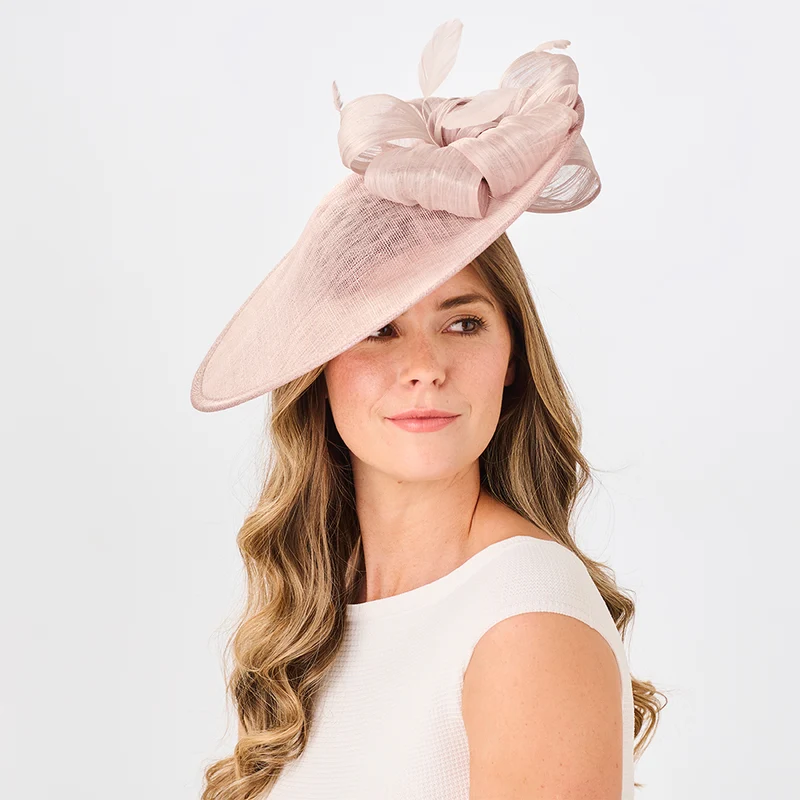 Failsworth Letizia Scheiben Fascinator - Trüffel