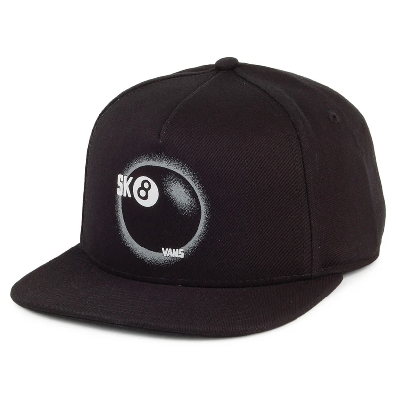 Vans Bragg SK8 Ball Snapback Cap - Schwarz