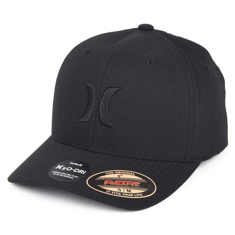 Hurley Dri-Fit One & Only Flexfit Baseball Cap - Schwarz