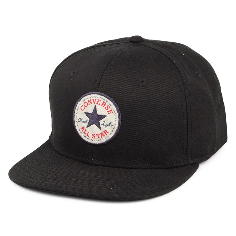 Converse Twill Snapback Cap - Schwarz