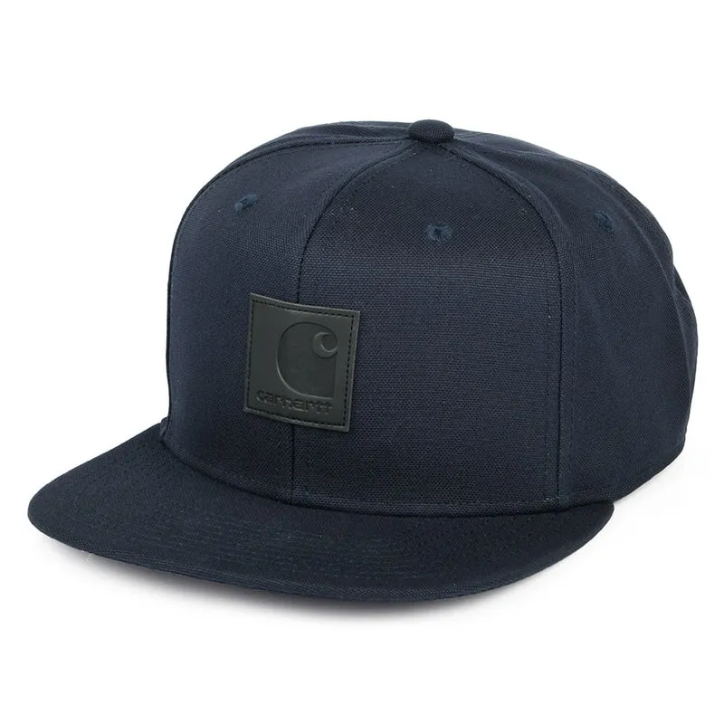 Carhartt WIP Logo Snapback Cap - Dunkles Marineblau