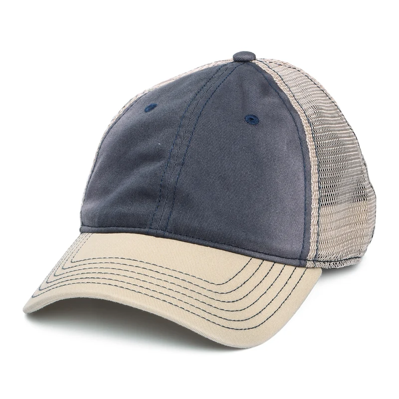 Dorfman-Pacific Trucker Cap aus Baumwolle - Marineblau