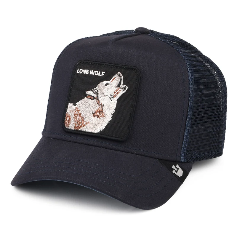 Goorin Lone Wolf Trucker Cap - Marineblau