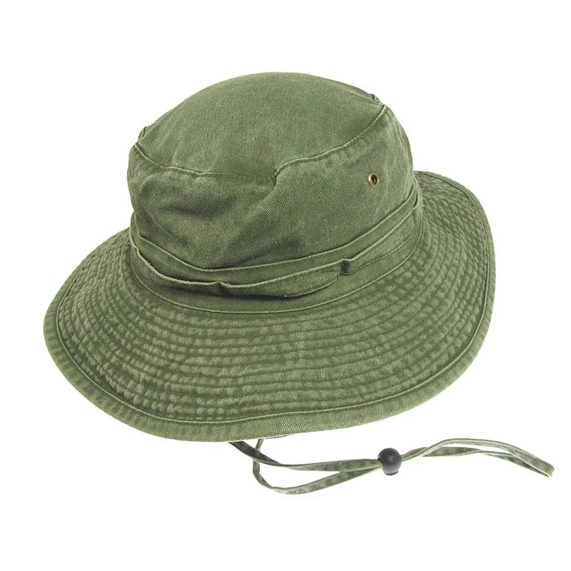 Basic Packable Booney Fischerhut Oliv Großhandel