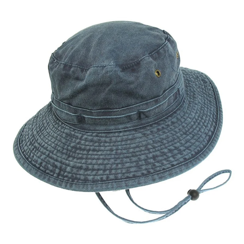 Jaxon & James Packbarer Boonie Fischerhut aus Baumwolle - Marineblau