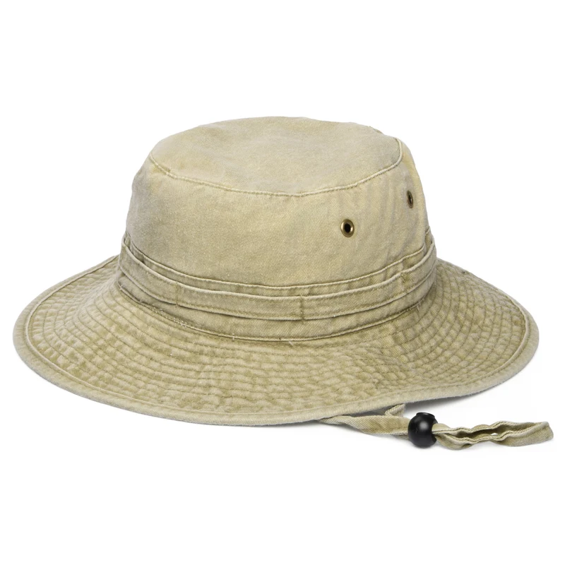 Jaxon & James Packbarer Boonie Fischerhut aus Baumwolle - Khaki