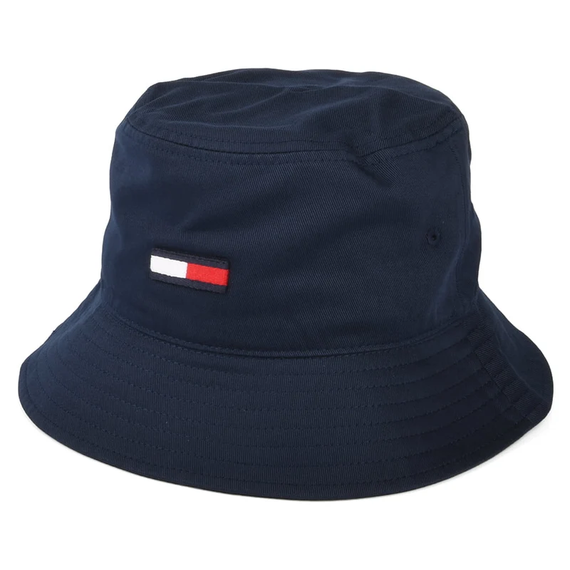 Tommy Hilfiger TJM Flag Fischerhut aus organischer Baumwolle - Marineblau