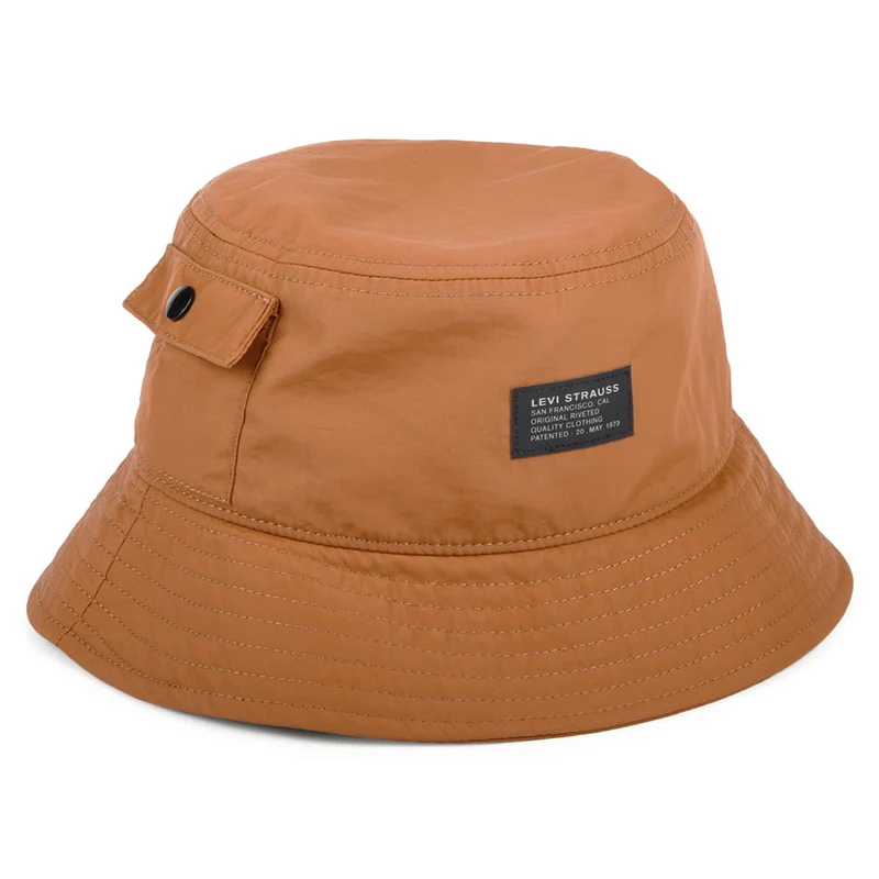 Levi's No Horse Pull Logo Patch Pocketed Fischerhut - Khaki